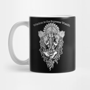 Ganesh:  Wisdom is the Supreme Wealth Mug